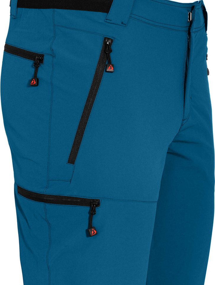 Bergson Outdoorhose ARRESÖ COMFORT (slim) Herren Wanderhose, leicht, strapazierfähig, Kurzgrößen, Saphir blau Bild 4
