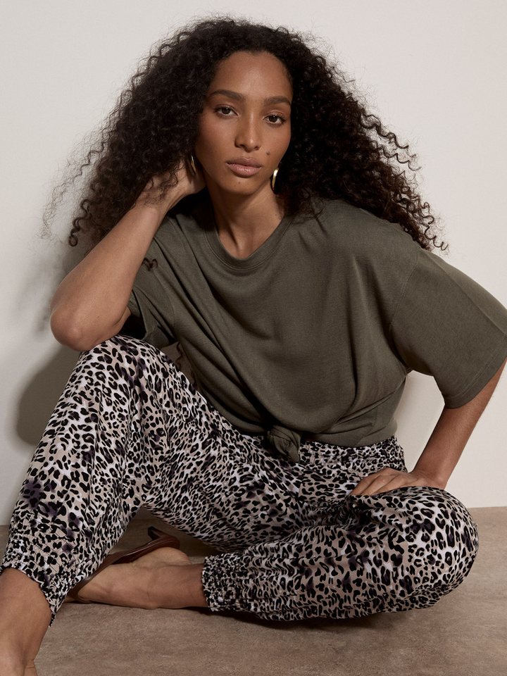 Apricot Jogger Pants Relaxhose mit Animalprint