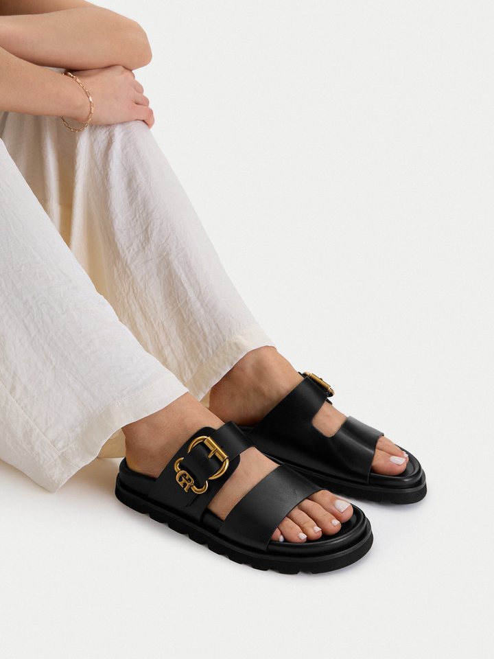 GINO ROSSI Gino Rossi Damen Flip-Flops Schwarz Gino Rossi-4781-25 Schwarz Badepantolette
