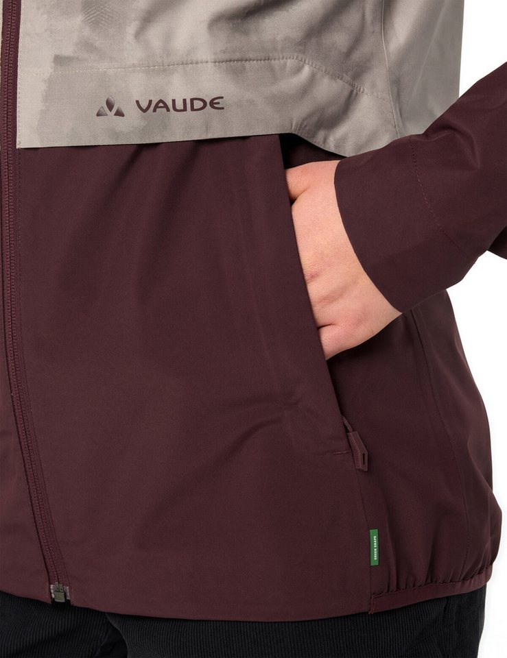 VAUDE Fahrradjacke Women's Loamer Rain Jacket (1-St) vielseitig einsetzbare Regenjacke, leicht und kompakt