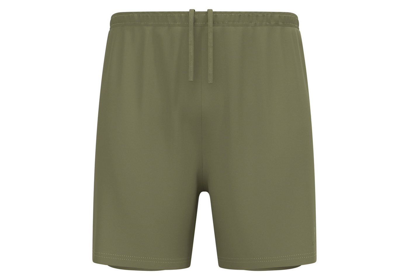 Odlo 2-in-1-Hose 2-in1 Short Essential 6 Inch mit Odlo-Logo auf linkem Bein