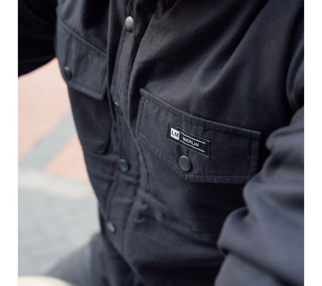Merlin Motorradjacke Axe Riding Built With Kevlar® Motorrad Hemd protektoren