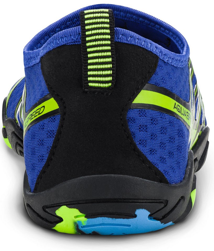 Aqua Speed Gekko Schwimmschuhe Gr. 38 – Blau/Grün + Handtuch inklusive Wasserschuh (Wasserfreundliche Freizeitschuhe – sportlich & stabil zugleich) Weiches Fußbett & stabiler Halt – Komfort bei jedem Schritt Bild 3