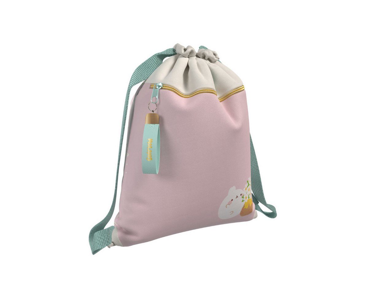 Molang Turnbeutel Saco Blüte Sportbeutel Kinder Freizeit Schule 42 cm Bild 2