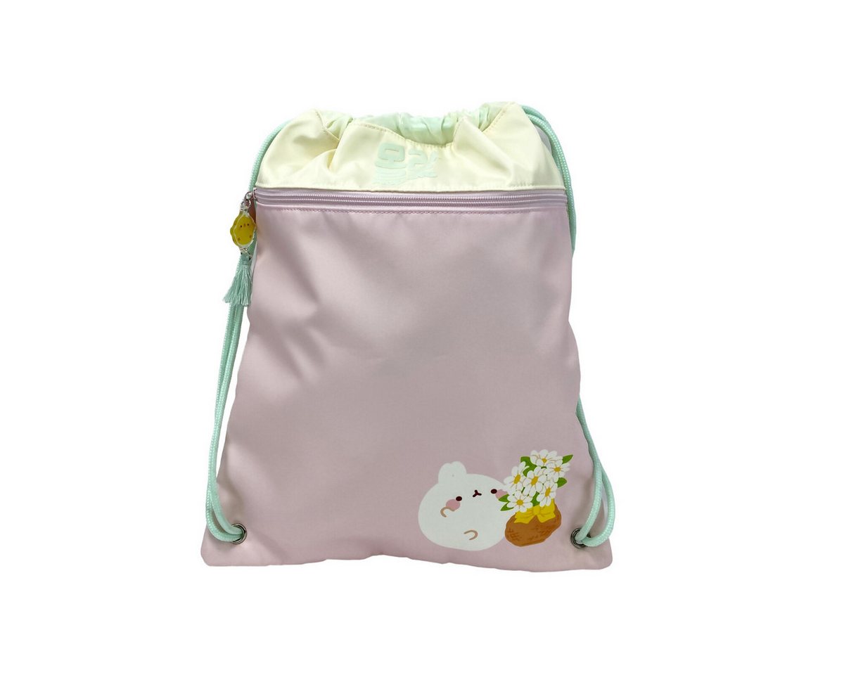 Molang Turnbeutel Saco Blüte Sportbeutel Kinder Freizeit Schule 42 cm Bild 3