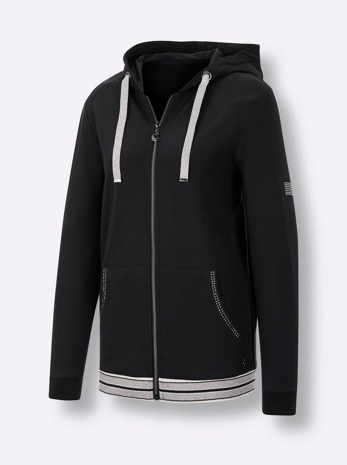 creation L Trainingsjacke Modal-Viskose-Jacke Langarm
