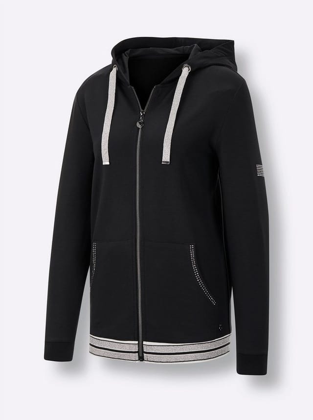 creation L Trainingsjacke Modal-Viskose-Jacke Langarm