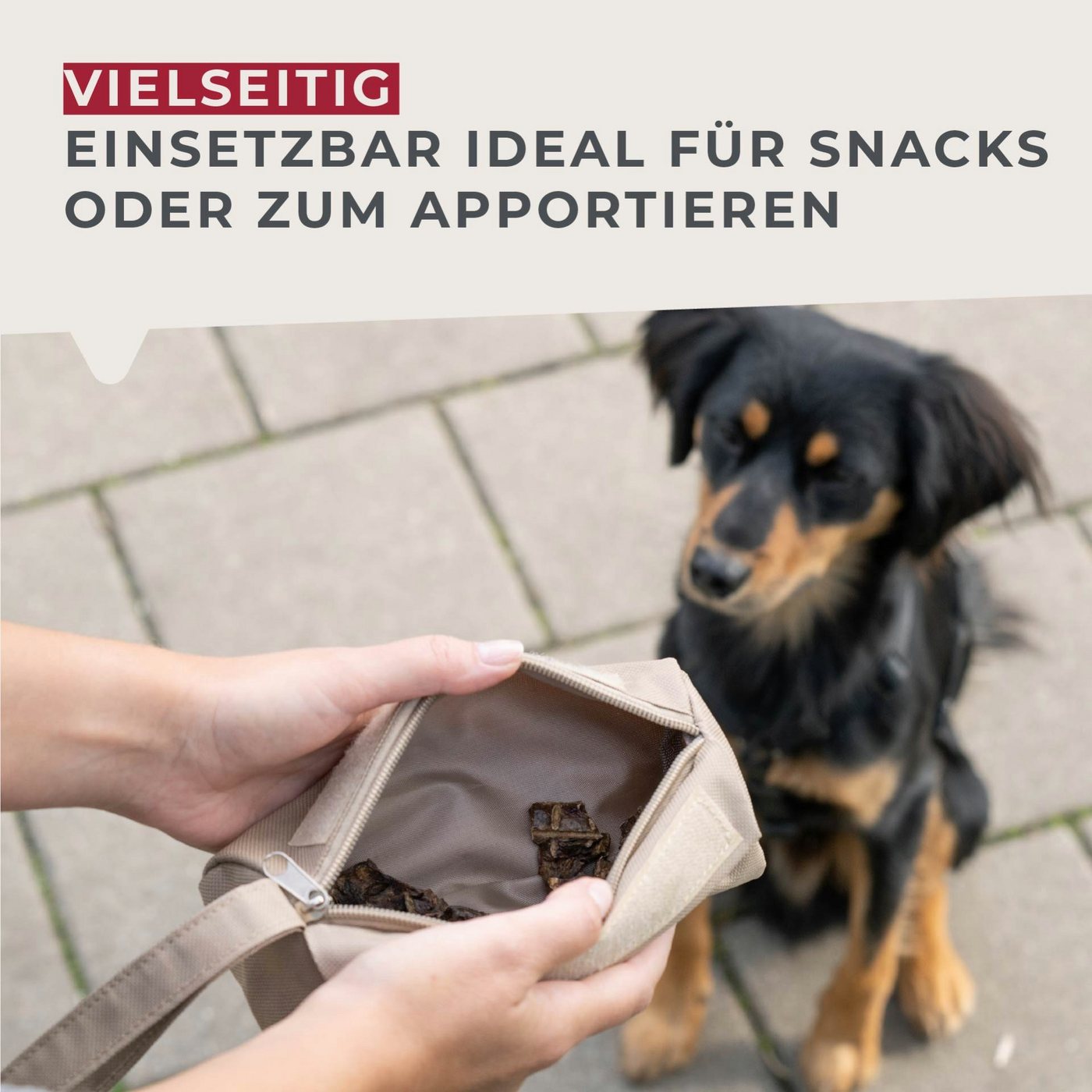 FACKELMANN Leckerlibeutel Snackbeutel, Futterbeutel, Apportierbeutel, Hundetrainingsbeutel Bild 4