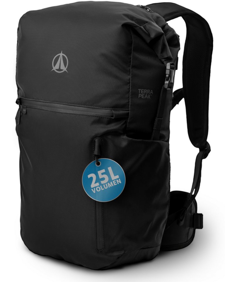 Terra Peak Tagesrucksack, Rucksack für Damen und Herren, 20 bis 25l Volumen, für Laptops bis 15 Bild 2