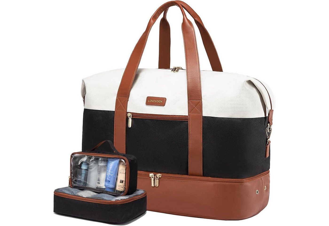 LuxusKollektion Reisetasche Sporttasche Damen Weekender Handgepäck Tasche Kliniktasche mit Bild 2