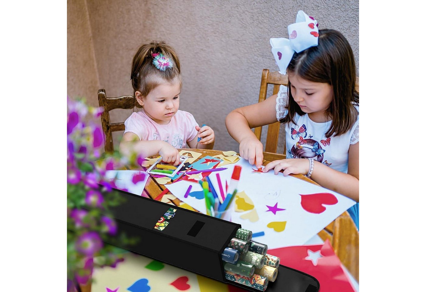 LuxusKollektion Aufbewahrungstasche Geschenkpapier Aufbewahrungstasche Wasserdicht Schwarz 600D Oxford Bild 3