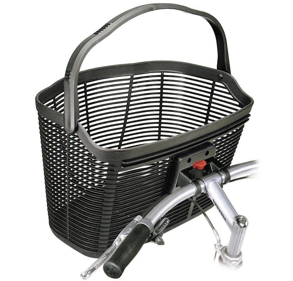 KlickFix Fahrradkorb KLICKfix Fahrradkorb Lamello schwarz 28x39x28 cm Bild 3