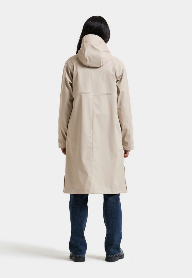 Didriksons Regenmantel Melinda Parka mit Kapuze mit Taschen