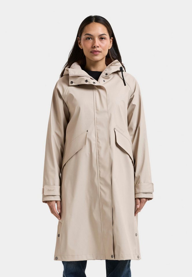 Didriksons Regenmantel Melinda Parka mit Kapuze mit Taschen Bild 2