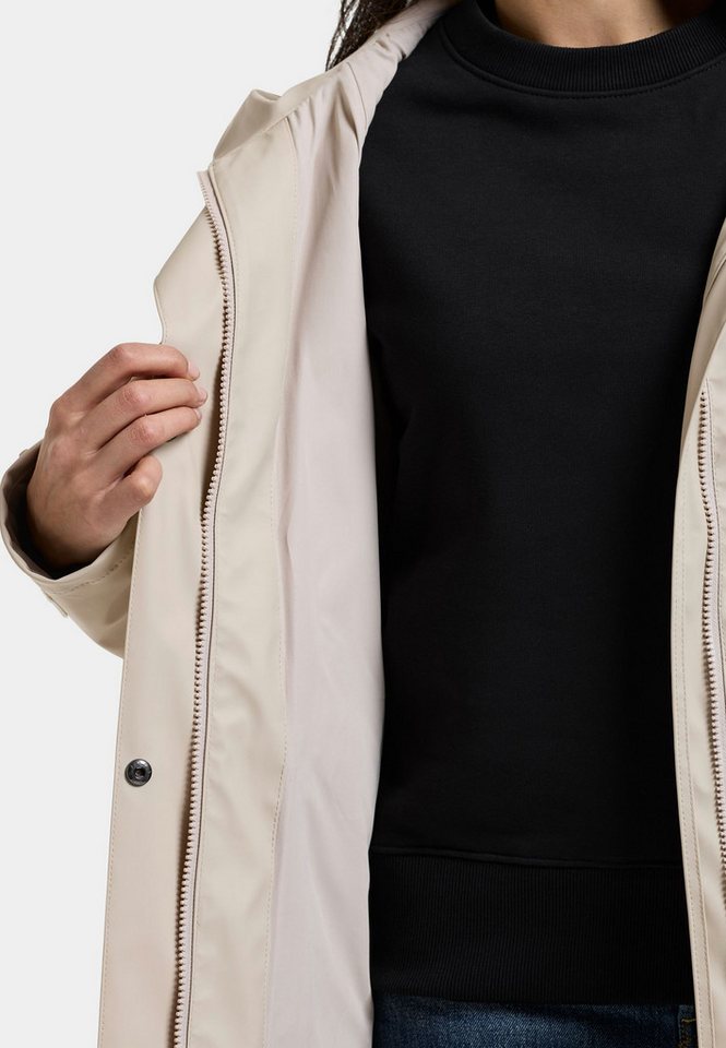 Didriksons Regenmantel Melinda Parka mit Kapuze mit Taschen Bild 3