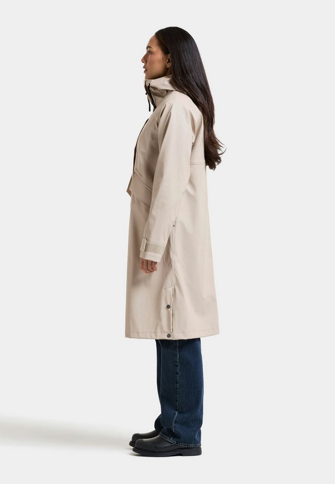 Didriksons Regenmantel Melinda Parka mit Kapuze mit Taschen Bild 5