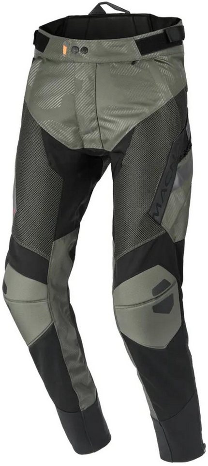 Macna Motorradhose Qargon Tapered Motorrad-Textilhosen Knieprotektoren enthalten,Perforiert