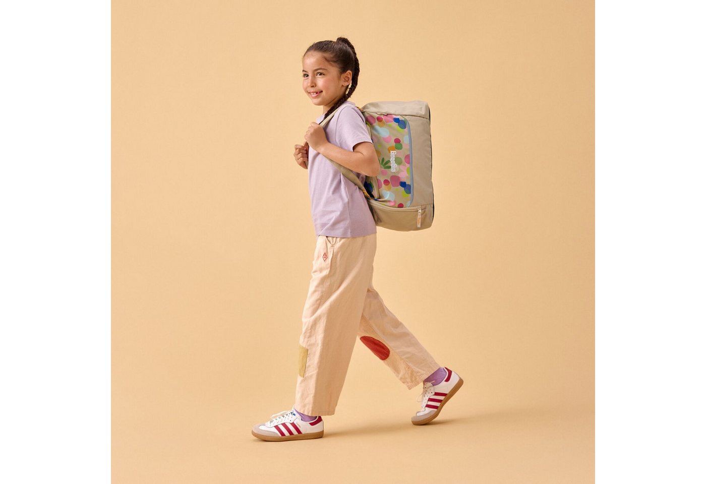ergobag Schulranzen Sporttasche Flower PowBär 25/26 (1 Stück), mit Nassfach, Schuhfach, Schultasche, Sportbeutel Bild 2