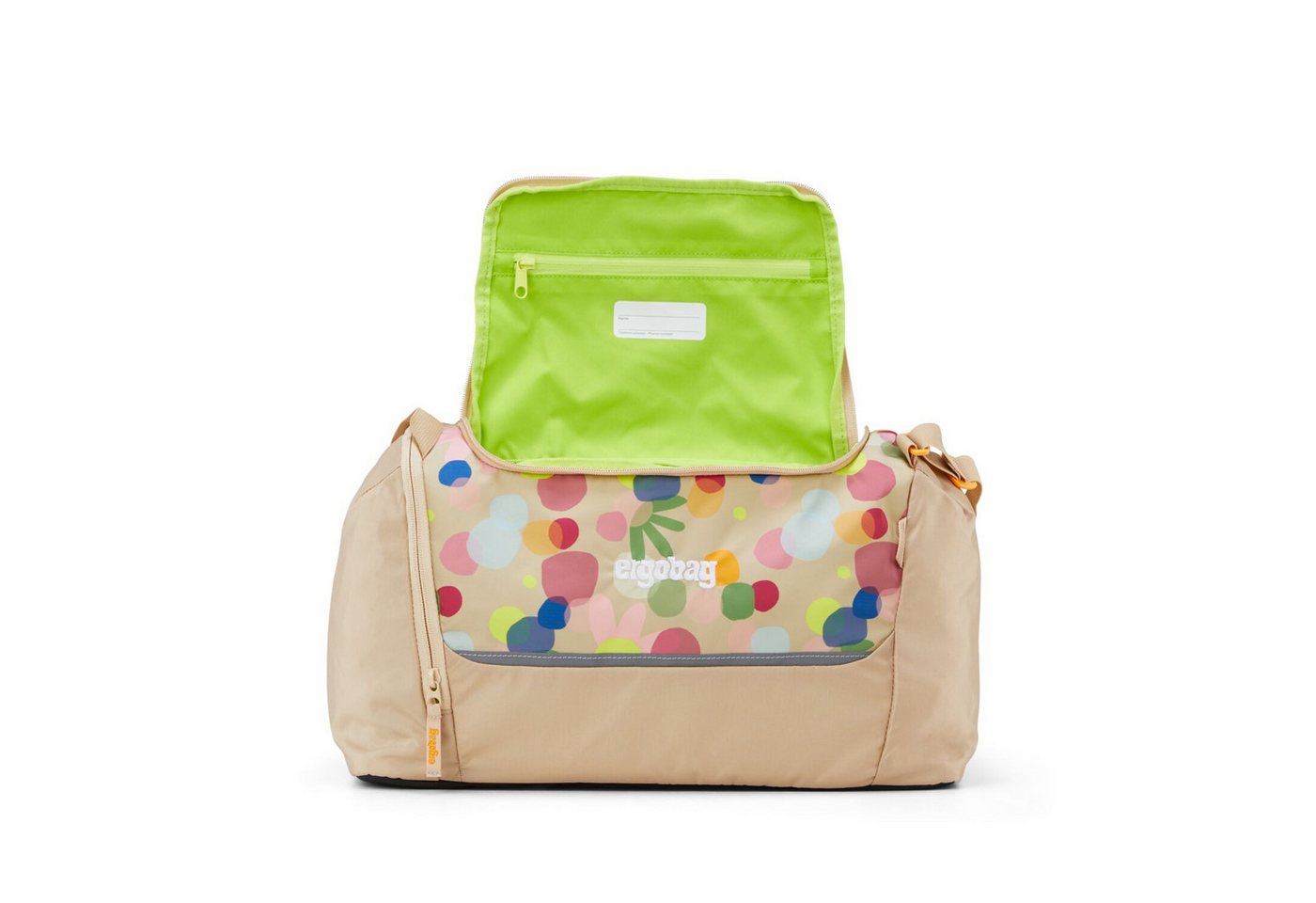 ergobag Schulranzen Sporttasche Flower PowBär 25/26 (1 Stück), mit Nassfach, Schuhfach, Schultasche, Sportbeutel Bild 3