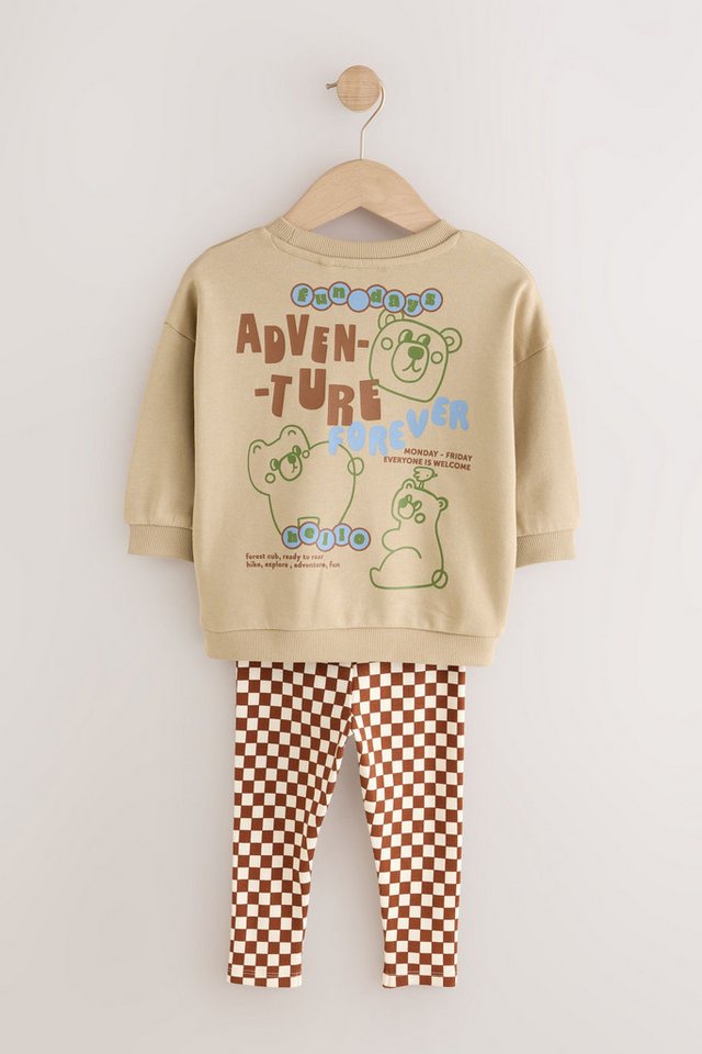 Next Sweatanzug Sweatshirt und Leggings, 2er-Set (2-tlg) Bild 3