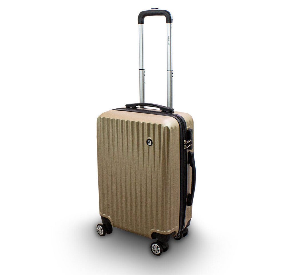 Barut Handgepäck-Trolley Barut Reisekoffer M Modell General Champagner, 4 Rollen Bild 3
