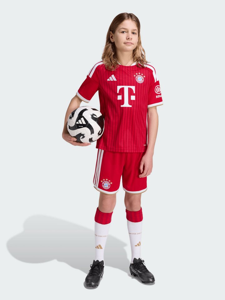adidas Performance Shorts FC Bayern München, Short Home 26-27, Kinder, Rot Bild 3