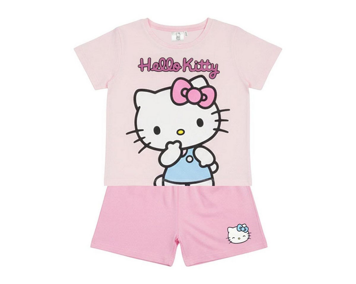 Hello Kitty Trainingsanzug - Kinder 2 Teilig Sweatshirt Hose Baumwolle (1-tlg) Bild 4