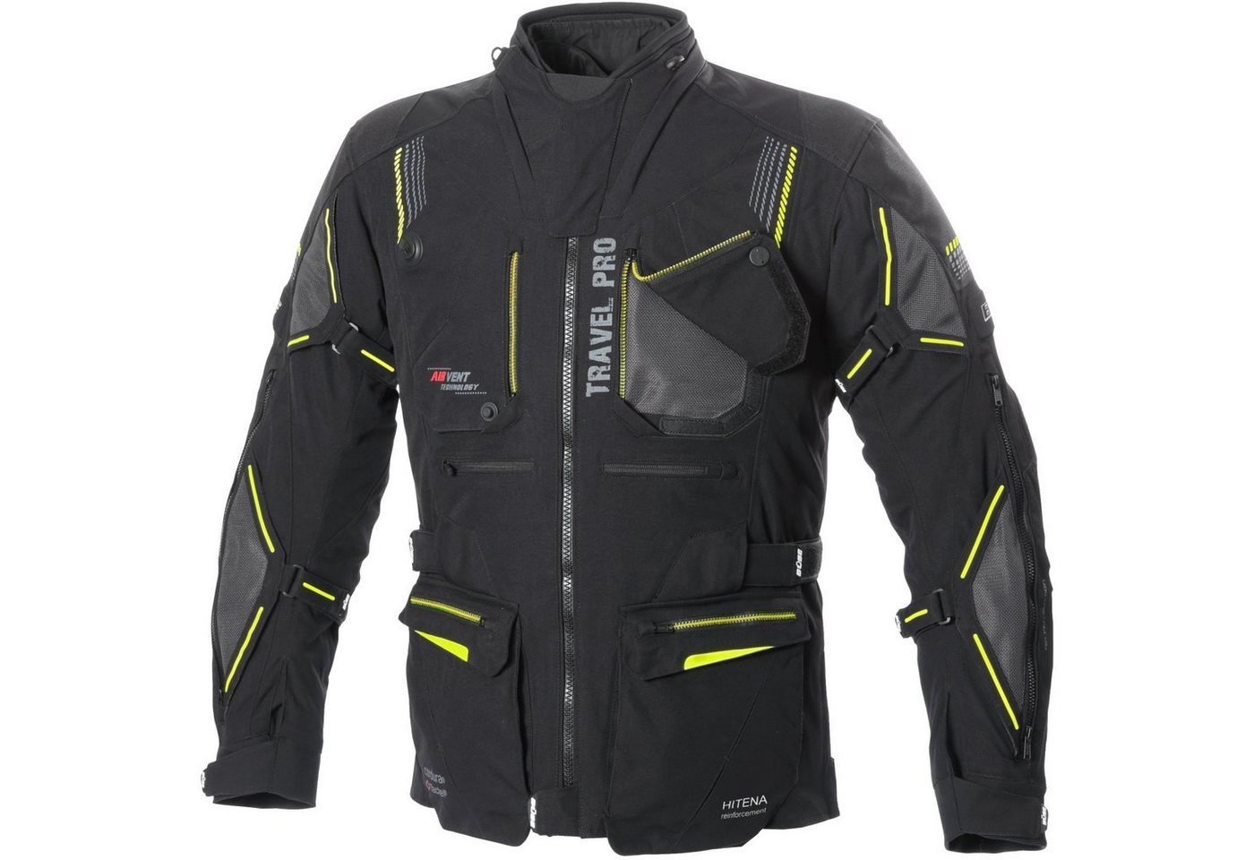 Büse Motorradjacke Büse Travel Pro Textiljacke schwarz / gelb Herren motorradjacke herren Bild 2