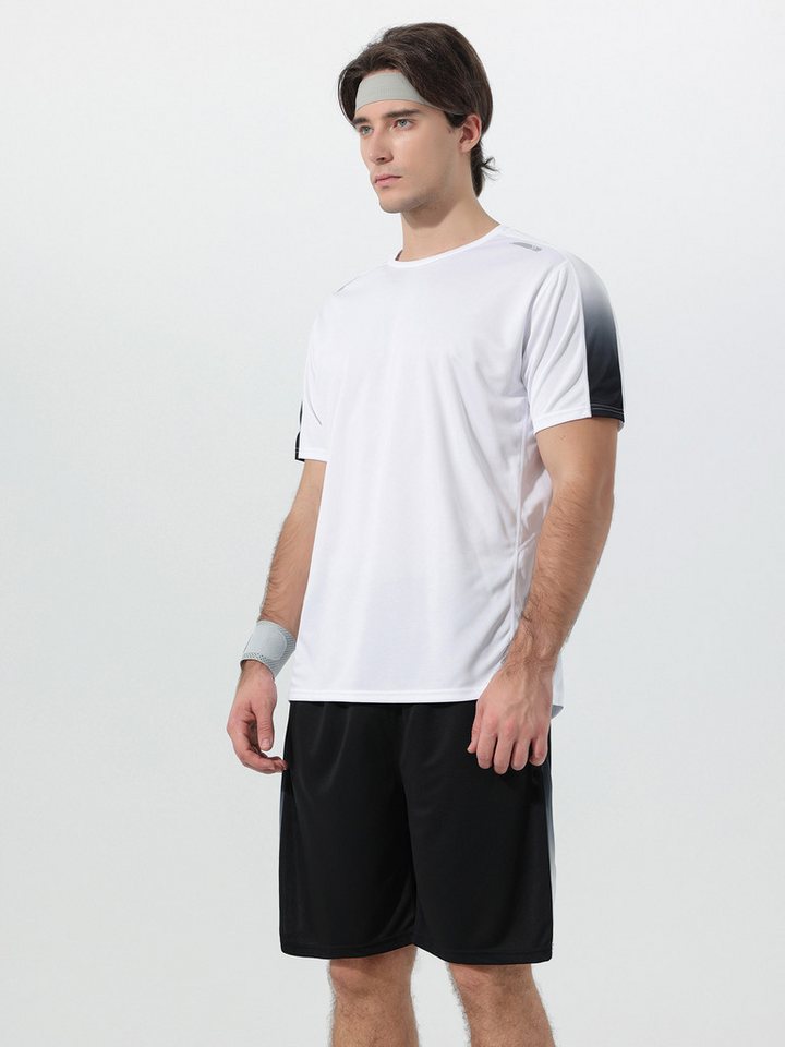 YOUTHUP Sportanzug, Herren Trainingsanzug Regular Fit Casual Shorts & T-Shirt Bild 4