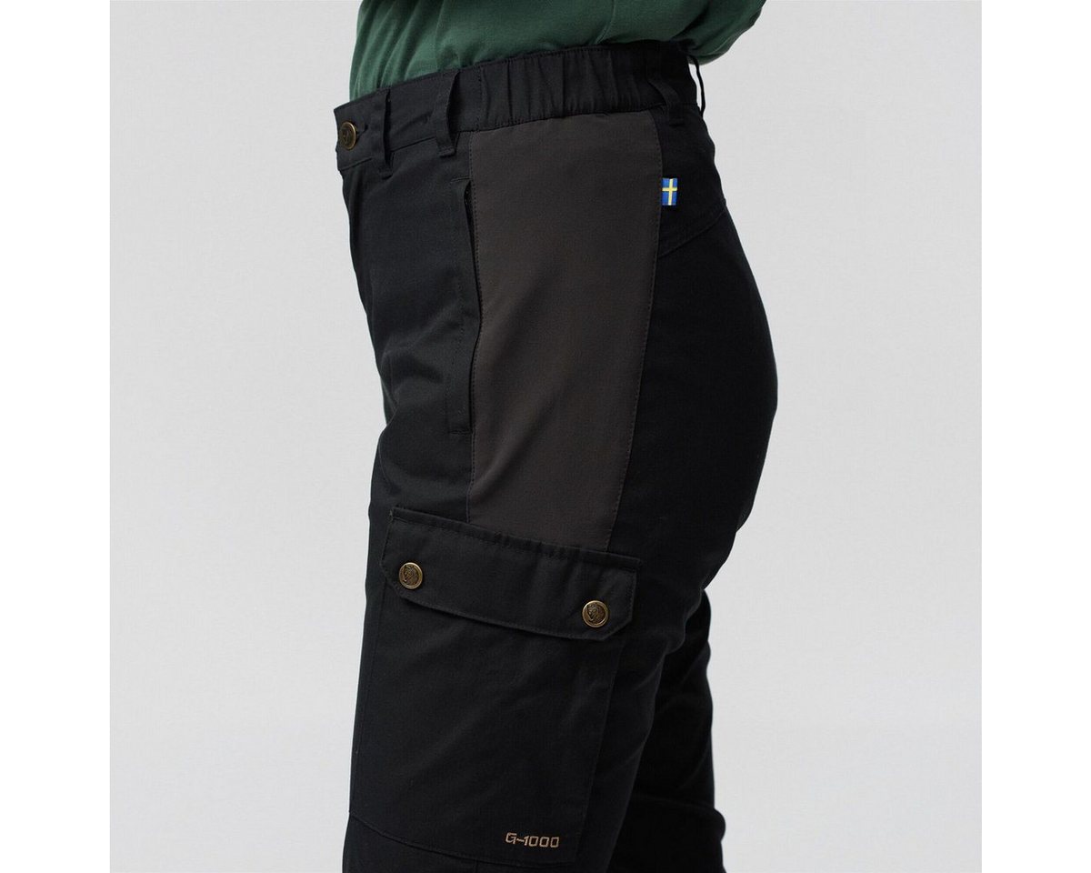 Fjällräven Outdoorhose Stina Trousers W Wasserdichte Damen-Outdoorhose mit Stretch und Gummizug für optimalen Bild 2