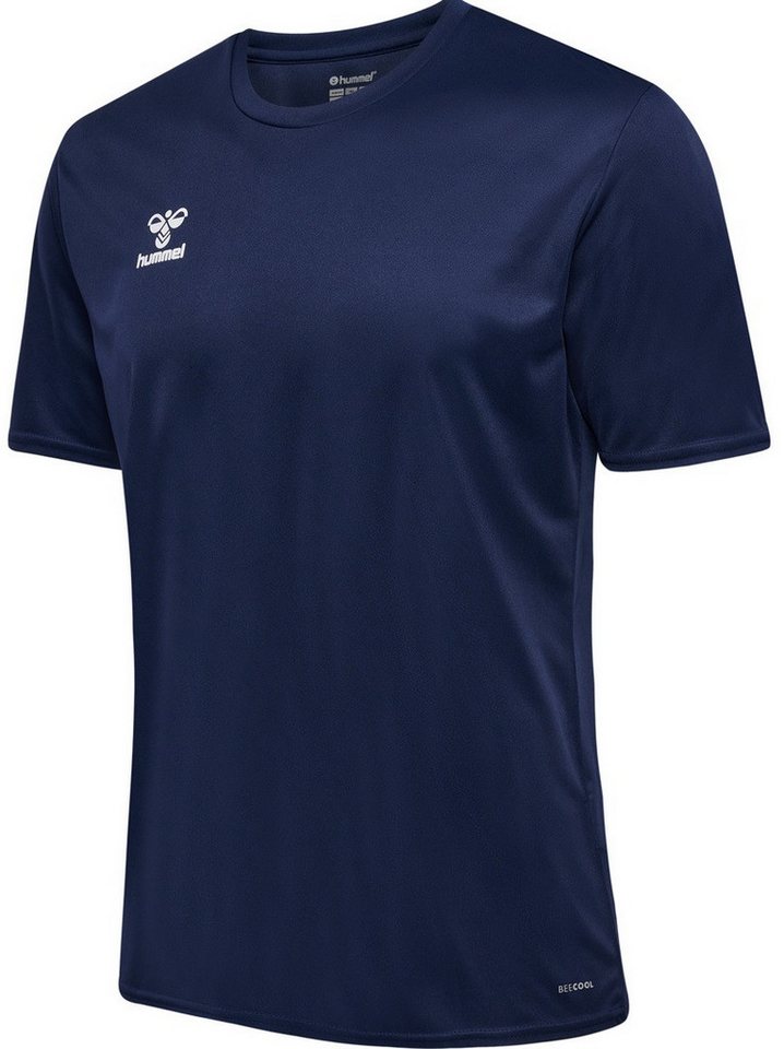 hummel T-Shirt hmlESSENTIAL (100% rec. Polyester) Kurzarm marineblau Herren