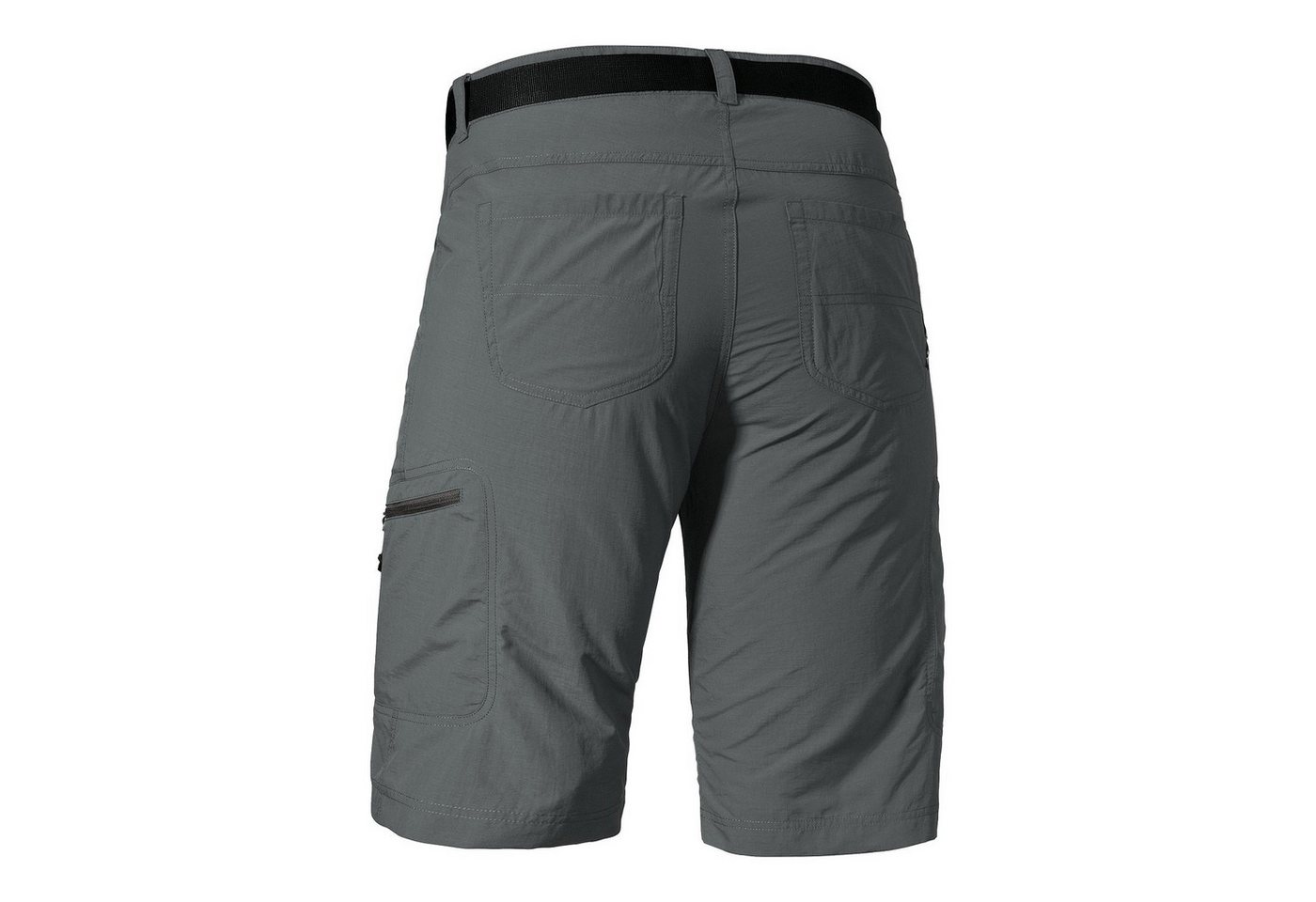 Schöffel Trekkinghose Reise-Wanderhose Silvaplana2 kurz (UV-Schutz) asphaltgrau Herren