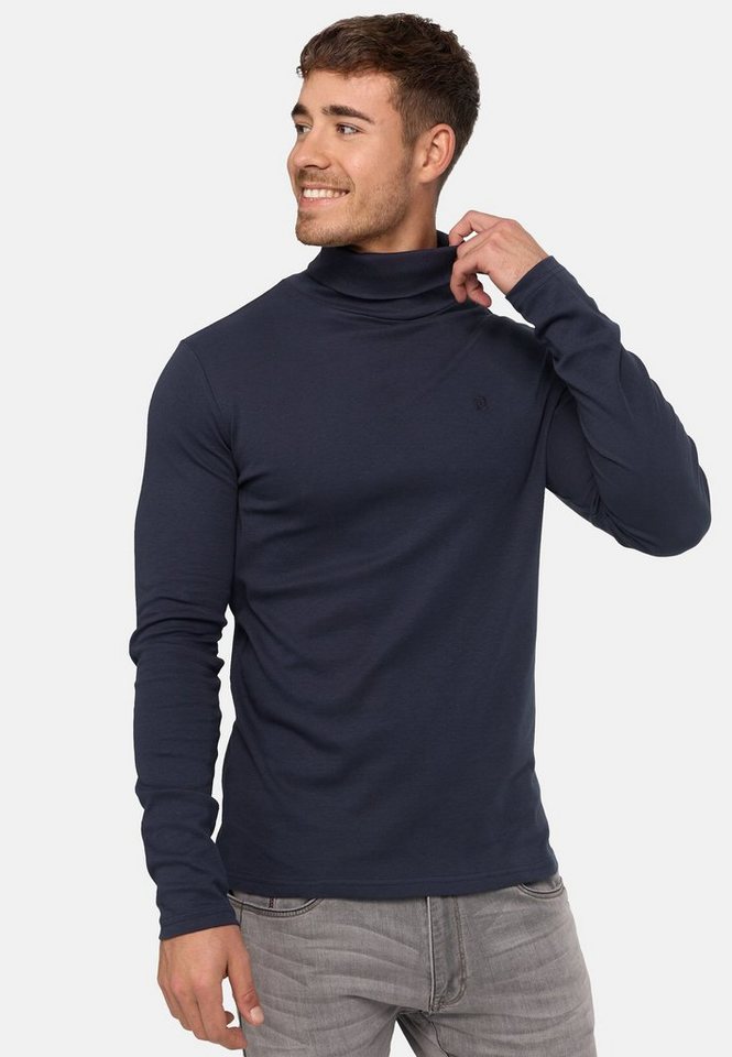 Indicode Rollkragenshirt Herren Eagon Langarmshirt Herrenshirt