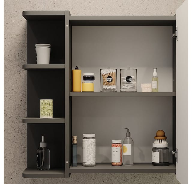 Vicco Spiegelschrank Fynn Anthrazit 62 x 64 cm