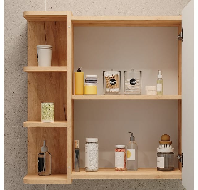 Vicco Spiegelschrank Fynn Goldkraft Eiche 62 x 64 cm