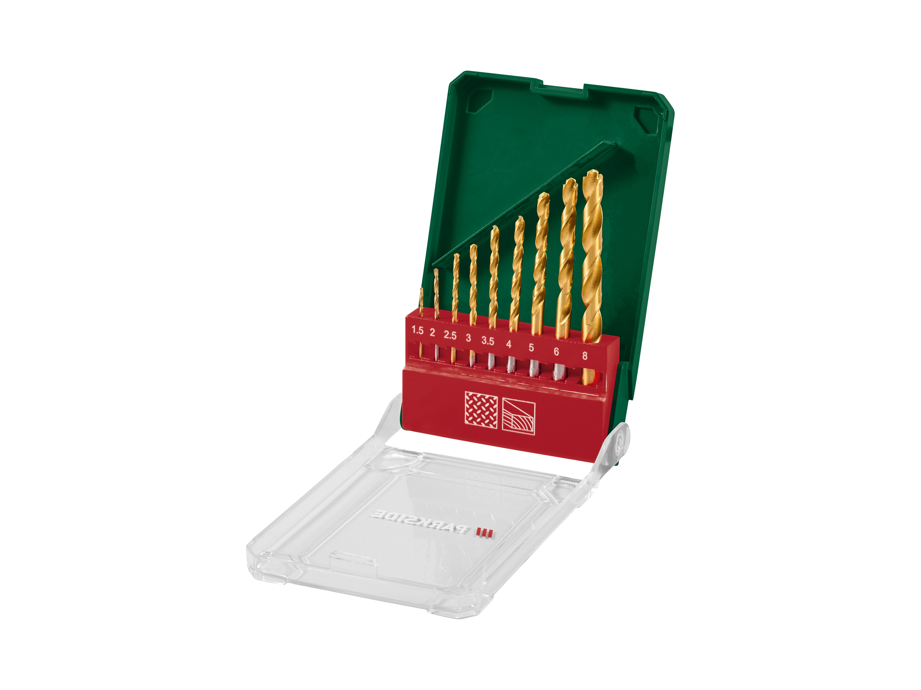PARKSIDE® HSS-Multifunktionsbohrer-Set / Steinbohrer-Set / Holzbohrer-Set / SDS-Bohrer-Set (HSS-Bohrer-Set 9tlg.) Bild 3