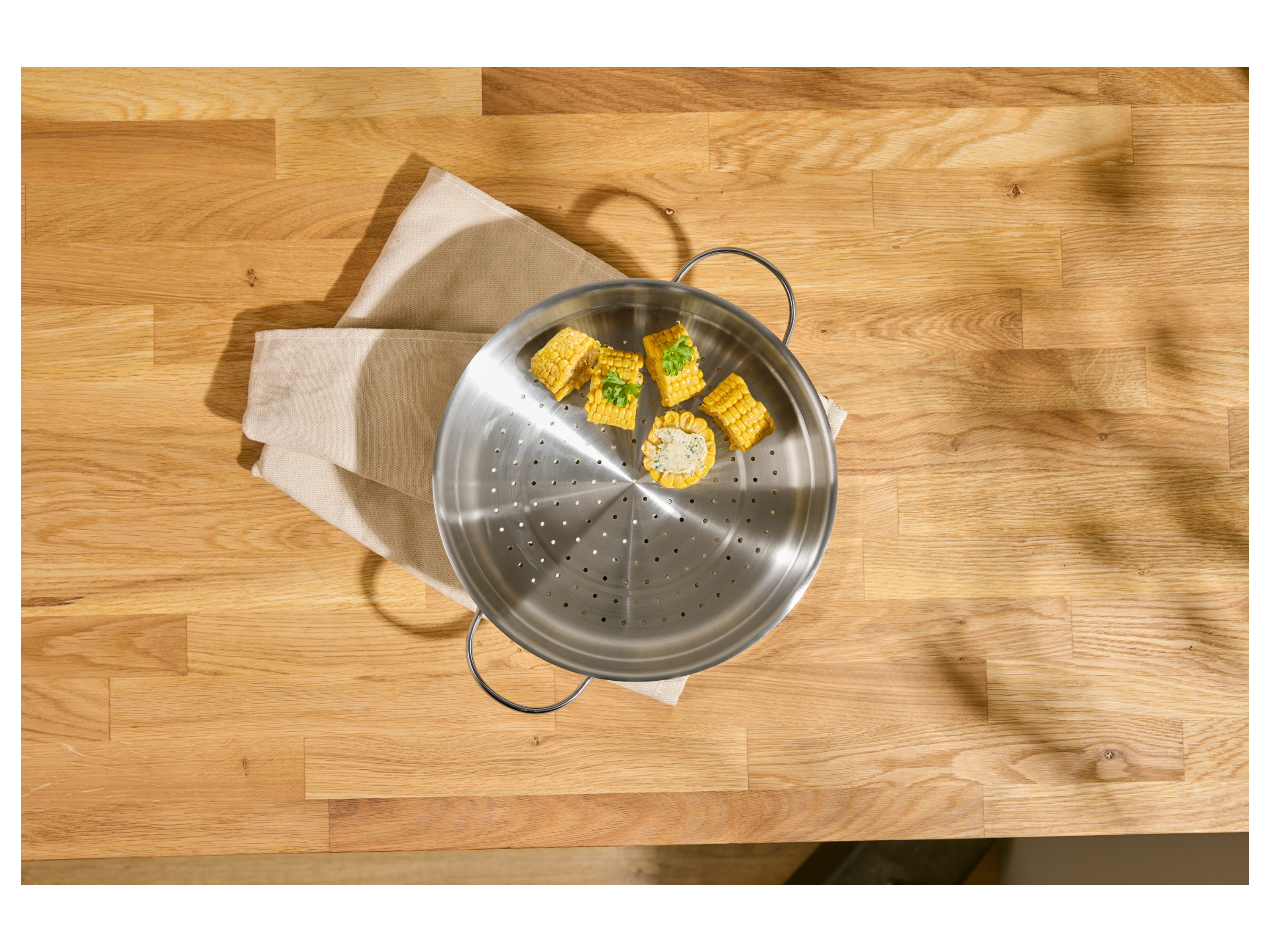 SILVERCREST® Premium-Edelstahl-Dampfgareinsatz, Ø 24 cm Bild 4