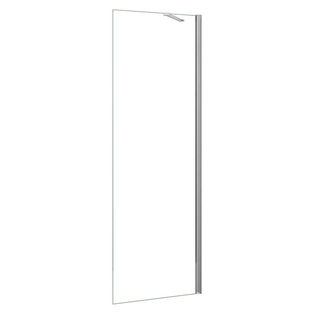 AICA Walk in Duschkabine B.100 x H.200cm Duschwand mit Diagonal Stabilisator 8mm NANO ESG Glas Duschabtrennung Duschtrennwand F104
