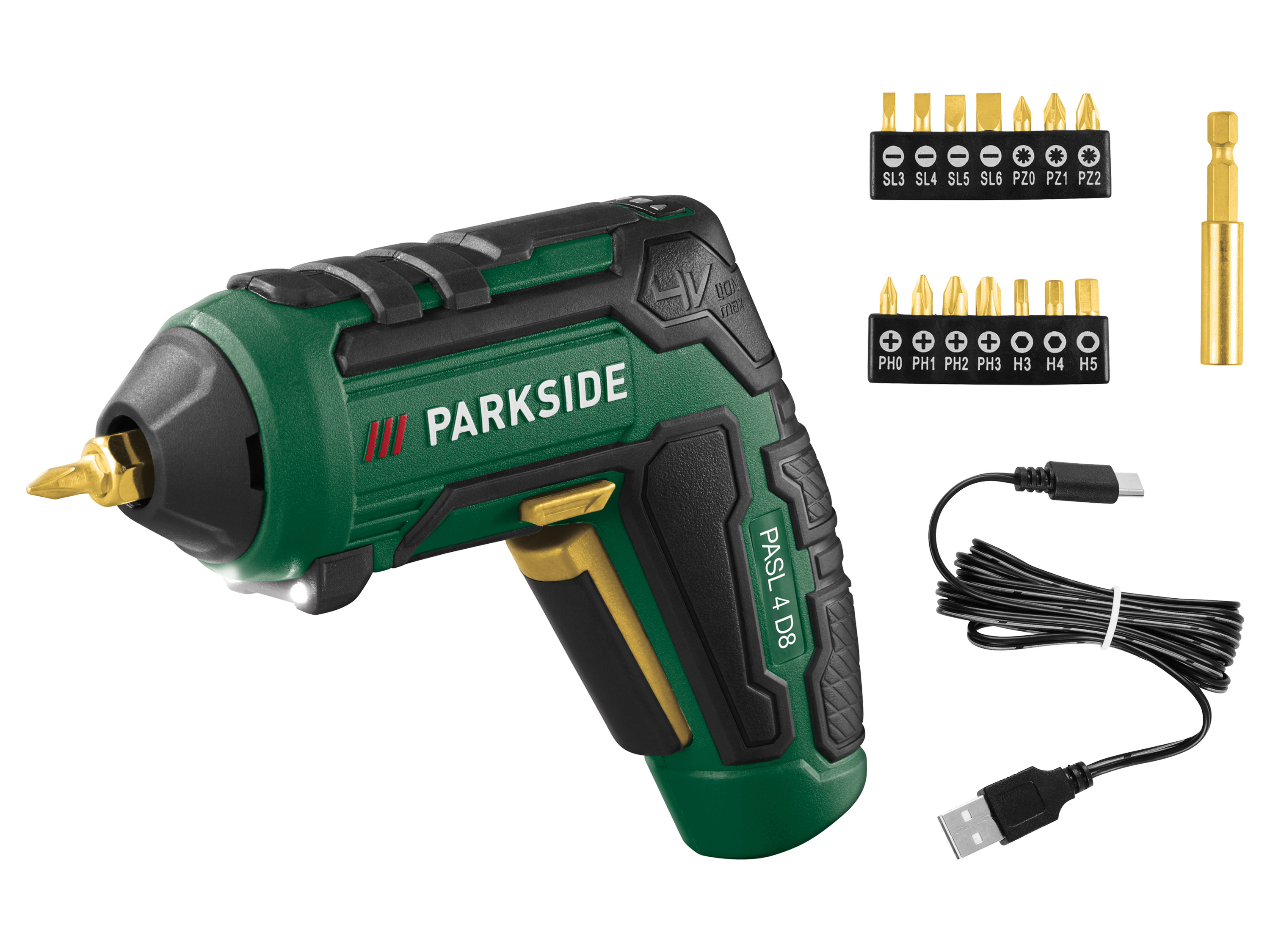 PARKSIDE® 4 V Akku-Schrauber Limited Edition »PASL 4 D8«, mit Akku und ohne Ladegerät Bild 3