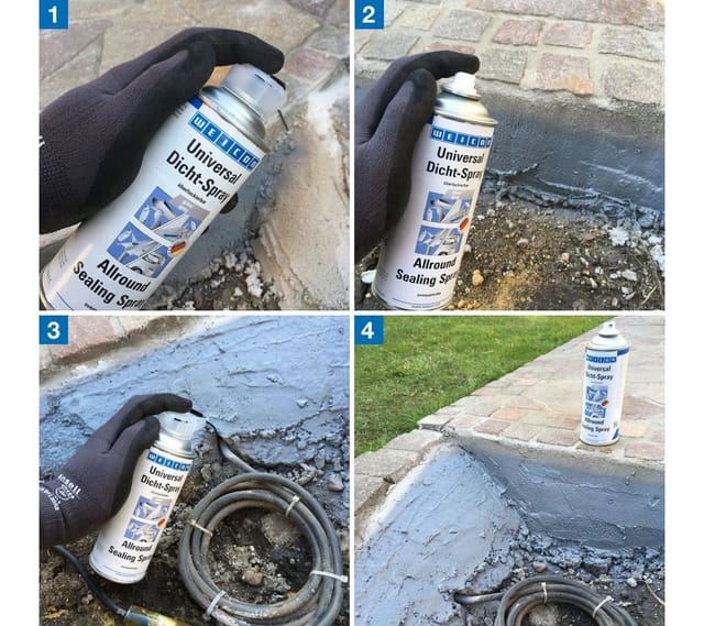 WEICON Universal Dicht-Spray 400 ml grau