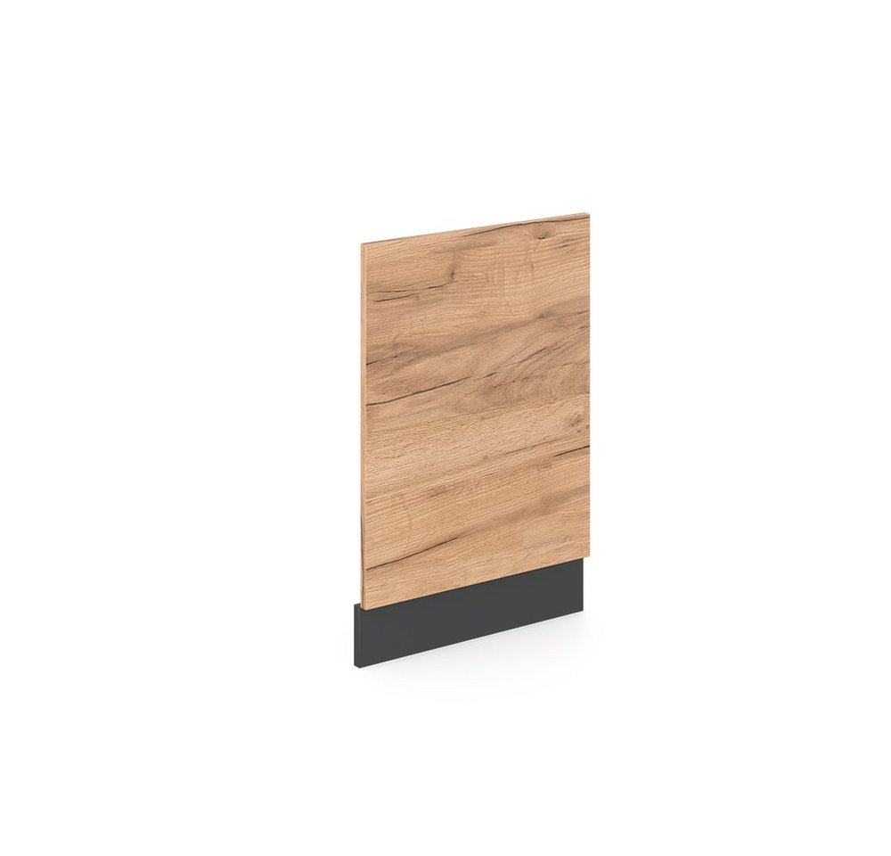 Vicco Frontblende R-Line Goldkraft Eiche/Anthrazit 45 cm ohne Arbeitsplatte Bild 3