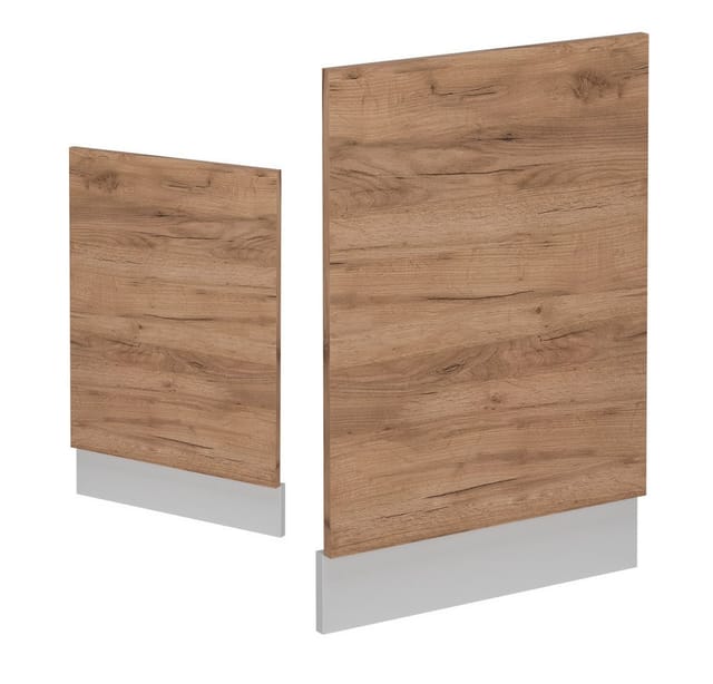 Vicco Frontblende R-Line Geschirrspüler Fronttür Goldkraft Eiche 45 cm ohne Arbeitsplatte