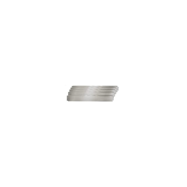 OK-Living Rasenkante Silber 100 x 14 cm 30 Meter