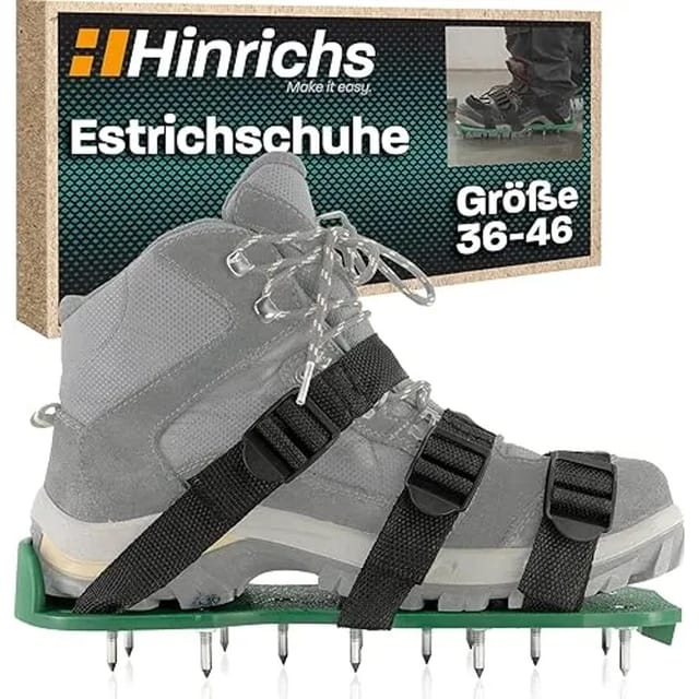 Hinrichs Nagelschuhe 2x Nagel Schuhe in 30x13,3cm & Spikes 25mm