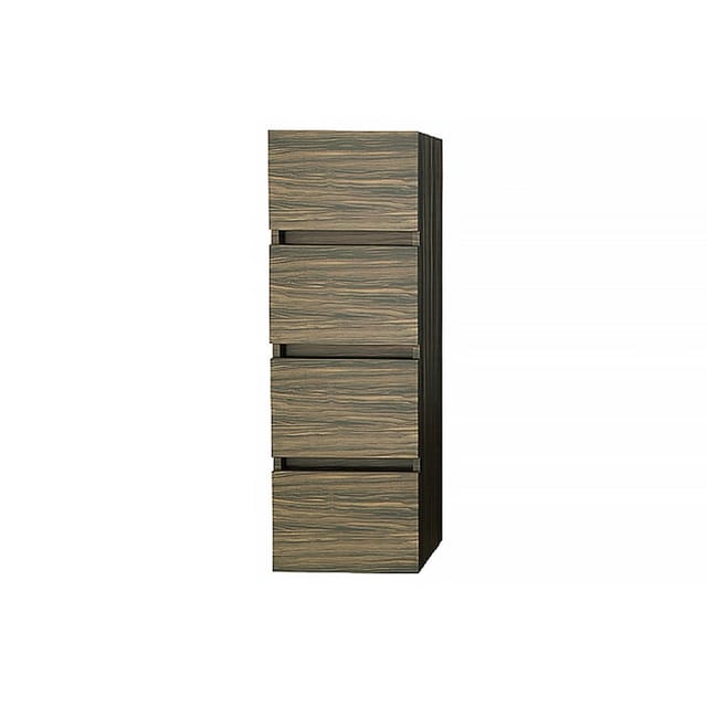 Jet-Line Badezimmer Hochschrank Kufstein in Holzoptik Zebra Dunkel 120cm