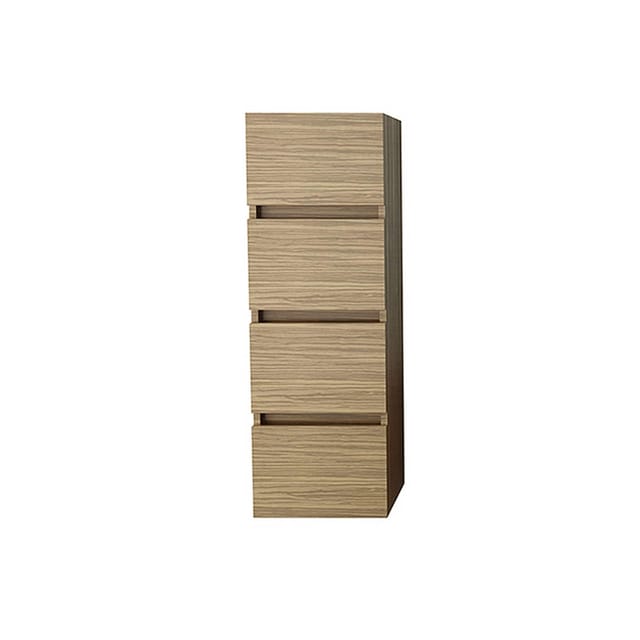 Jet-Line Badezimmer Hochschrank Kufstein in Holzoptik Zebra Hell 120cm