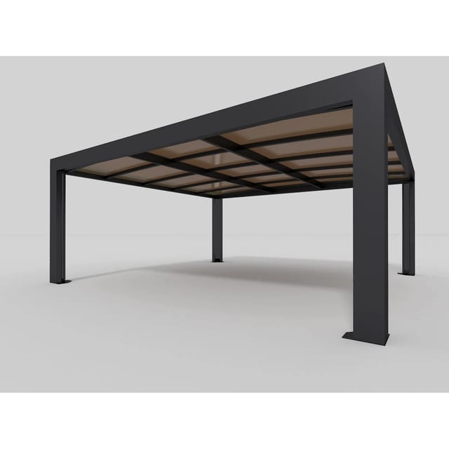 Allview ApS CUBUS Doppelcarport - Grauschwarz RAL 7021