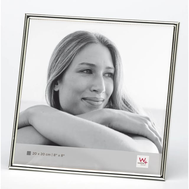walther design Chloe Portrait Bilderrahmen 20X20 cm Silber