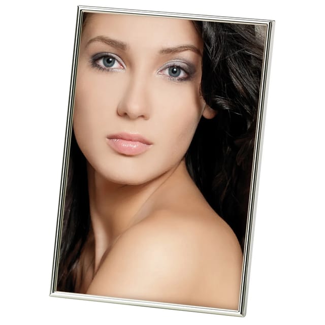 walther design Chloe Portrait Bilderrahmen 21x29,7 cm Versilbert