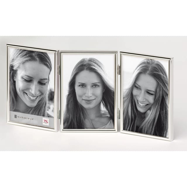 walther design Chloe Portrait Bilderrahmen 3X10x15 cm Silber